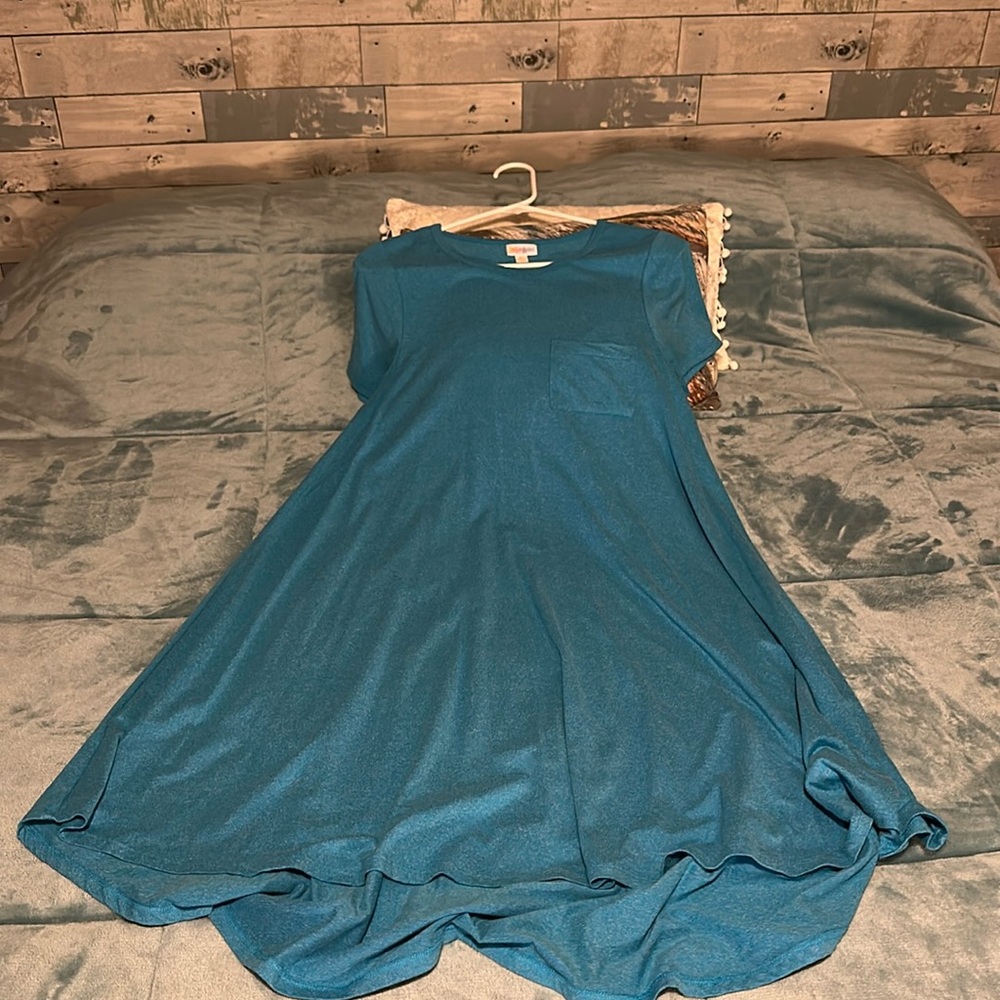 LuLaRoe blue dress size XS very good condition